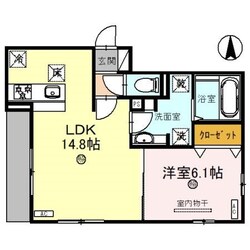 武庫之荘駅 徒歩13分 2階の物件間取画像